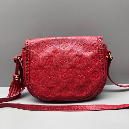 Louis Vuitton Junot Crossbody Bag Empreinte Monogram Red Louis Vuitton Junot Crossbody Bag Empreinte Monogram Red