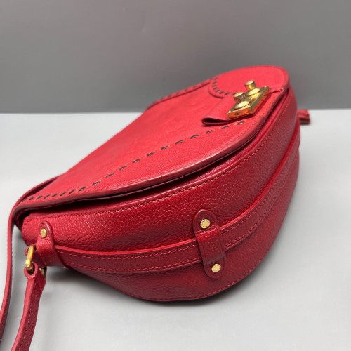 Louis Vuitton Junot Crossbody Bag Empreinte Monogram Red Louis Vuitton Junot Crossbody Bag Empreinte Monogram Red
