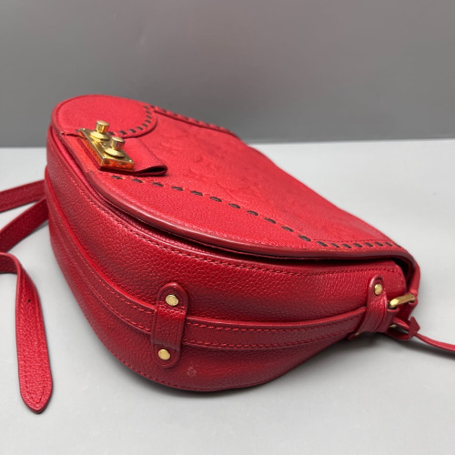 Louis Vuitton Junot Crossbody Bag Empreinte Monogram Red Louis Vuitton Junot Crossbody Bag Empreinte Monogram Red