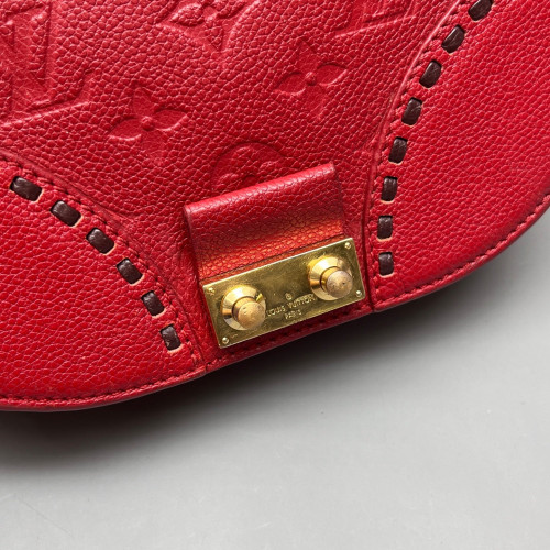 Louis Vuitton Junot Crossbody Bag Empreinte Monogram Red Louis Vuitton Junot Crossbody Bag Empreinte Monogram Red