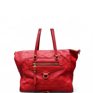 Louis Vuitton Lumineuse PM Empreinte Monogram Red Orange