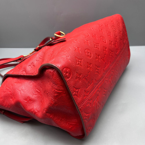 Louis Vuitton Lumineuse PM Empreinte Monogram Red Orange Louis Vuitton Lumineuse PM Empreinte Monogram Red Orange