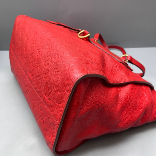 Louis Vuitton Lumineuse PM Empreinte Monogram Red Orange Louis Vuitton Lumineuse PM Empreinte Monogram Red Orange