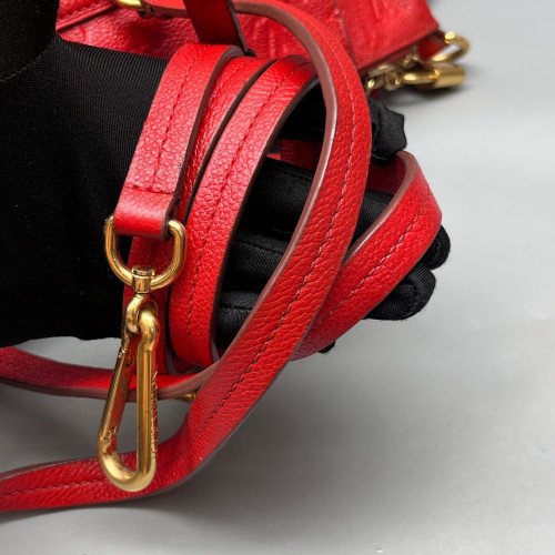 Louis Vuitton Lumineuse PM Empreinte Monogram Red Orange Louis Vuitton Lumineuse PM Empreinte Monogram Red Orange