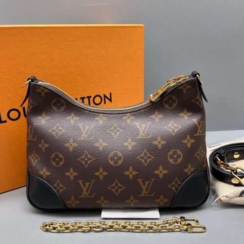 Louis Vuitton Boulogne NM Monogram Brown Black