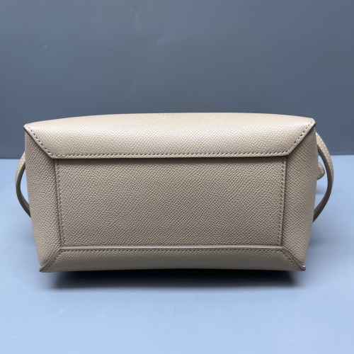 Celine Nano Belt Bag Grained Calfskin Grey