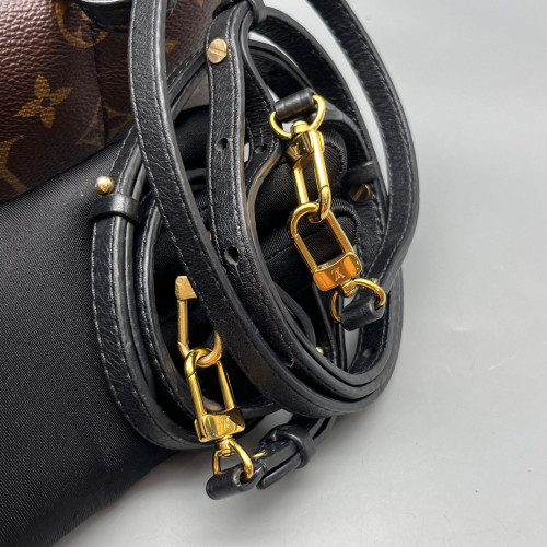Louis Vuitton Palm Springs Backpack Mini Monogram Brown Black Red