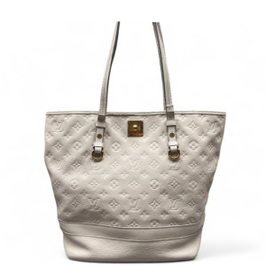 Louis Vuitton Citadine Tote Pm Empreinte Monogram White