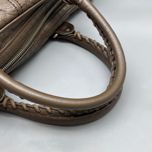 Balenciaga Handbag Arena Lambskin Light Brown