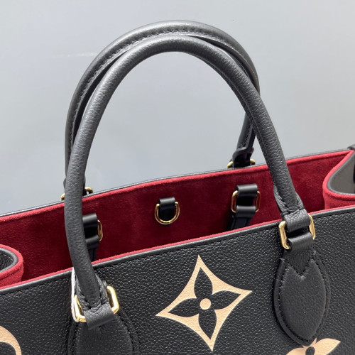 Louis Vuitton Onthego MM Empreinte Monogram Giant Black White