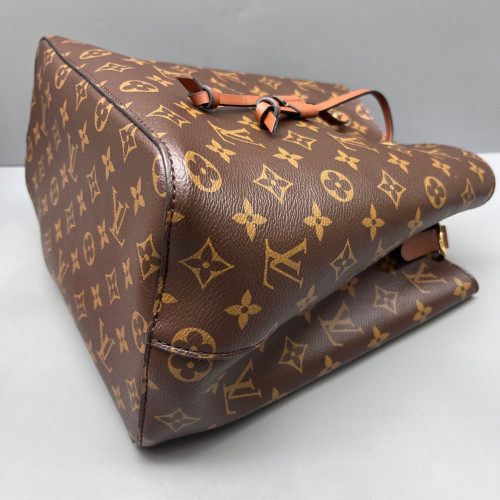 Louis Vuitton Neonoe MM Monogram Brown Tan Louis Vuitton Neonoe MM Monogram Brown Tan