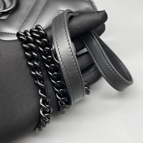 Gucci Small GG Marmont Calfskin Black Gucci Small GG Marmont Calfskin Black
