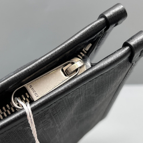 Gucci Clutch GG Supreme Monogram Black Grey