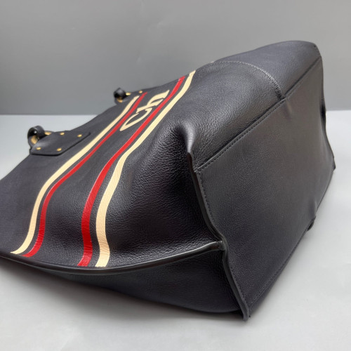 Chloe Tote Bag Grained Calfskin Dark Blue Beige Red