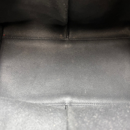 Chloe Tote Bag Grained Calfskin Dark Blue Beige Red