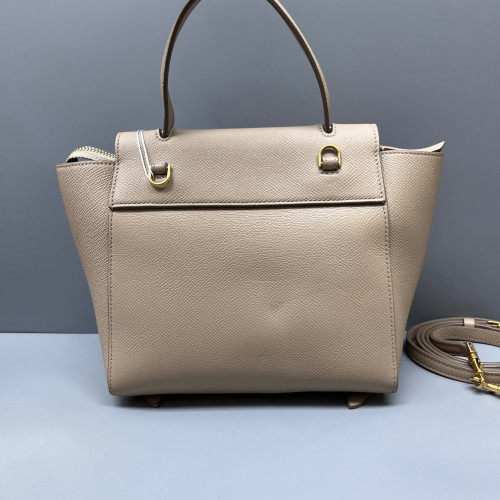 Celine Nano Belt Bag Grained Calfskin Grey