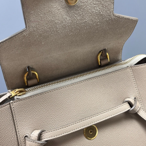 Celine Nano Belt Bag Grained Calfskin Grey
