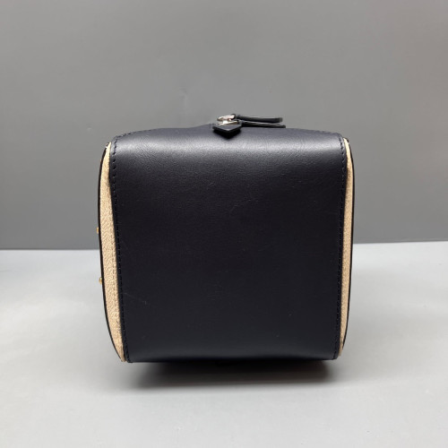 Louis Vuitton Square Bag Calfskin Beige Brown Black