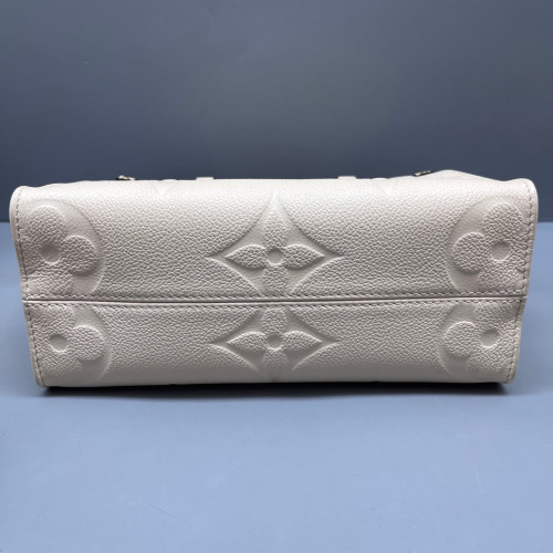 Louis Vuitton Onthego PM Empreinte Monogram Giant White