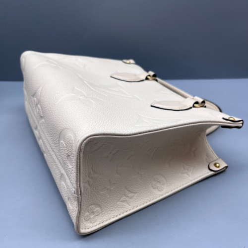 Louis Vuitton Onthego PM Empreinte Monogram Giant White