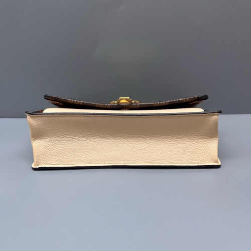 Louis Vuitton Vavin Chain Wallet Damier Ebene Brown