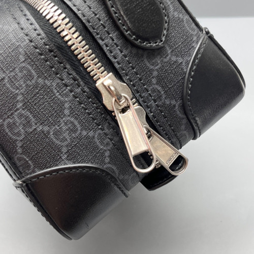 Gucci Boston Bag GG Supreme Monogram Black