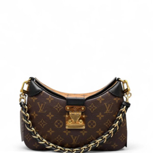 Louis Vuitton Shoulder Bag Monogram Brown Black