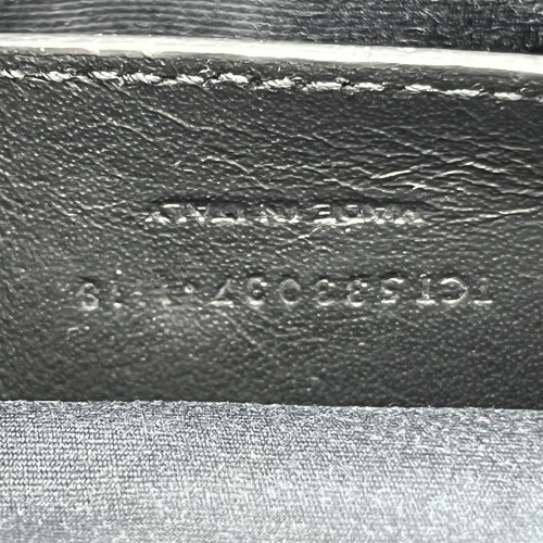 Yves Saint Laurent Baby Niki Messenger Calfskin Black