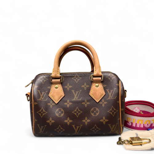 Louis Vuitton Speedy Bandouliere 20 Monogram Brown