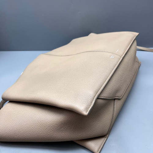 Celine Tote Bag Grained Calfskin Beige