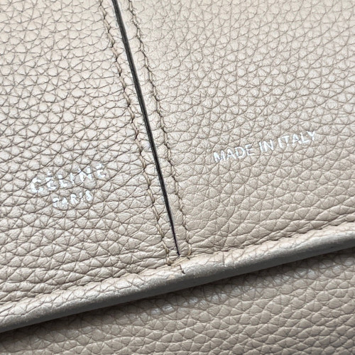 Celine Tote Bag Grained Calfskin Beige