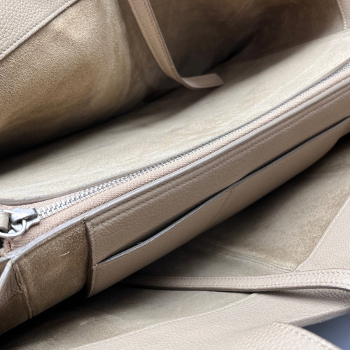 Celine Tote Bag Grained Calfskin Beige