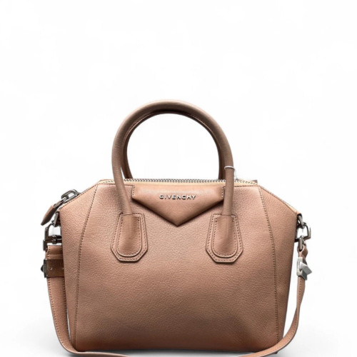 Givenchy Small Antigona Grained Calfskin Light Tan Givenchy Small Antigona Grained Calfskin Light Tan
