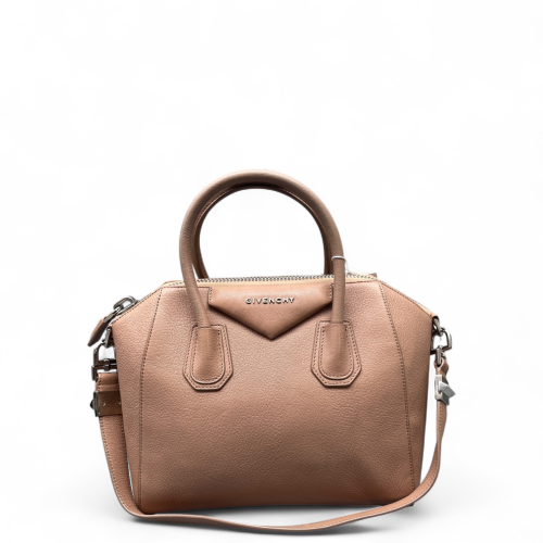 Givenchy Small Antigona Grained Calfskin Light Tan Givenchy Small Antigona Grained Calfskin Light Tan