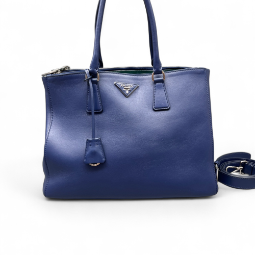 Prada Tote Bag Calfskin Dark Blue