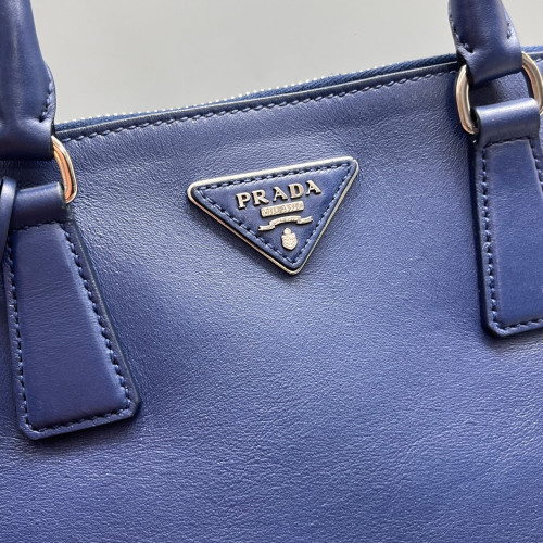 Prada Tote Bag Calfskin Dark Blue