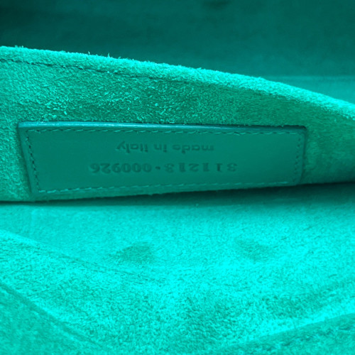 Yves Saint Laurent Clutch Calfskin Green