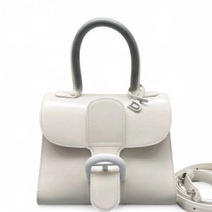 Delvaux Brillant Mini Smooth Calfskin White