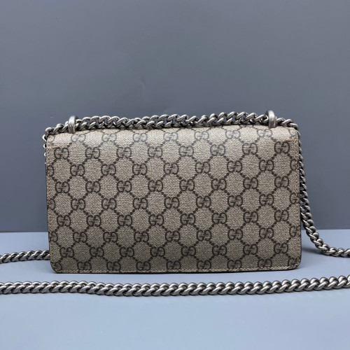 Gucci Meium Dionysus GG Supreme Monogram Beige Brown