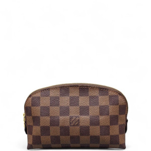 Louis Vuitton Cosmetic Pouch Damier Ebene Brown