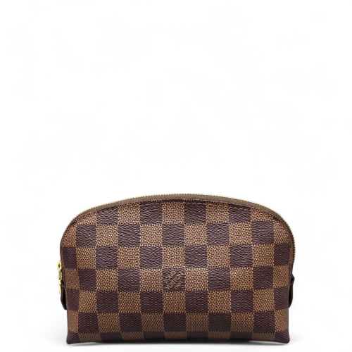 Louis Vuitton Cosmetic Pouch Damier Ebene Brown