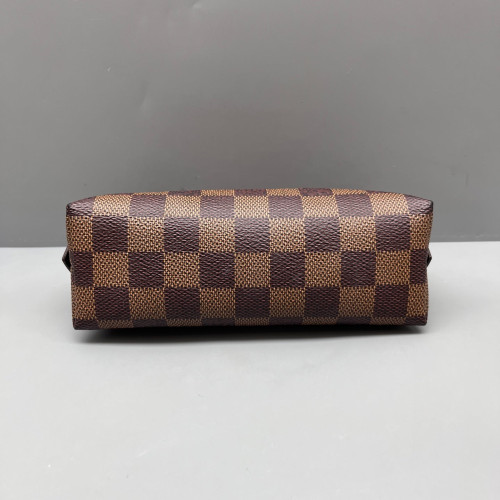 Louis Vuitton Cosmetic Pouch Damier Ebene Brown