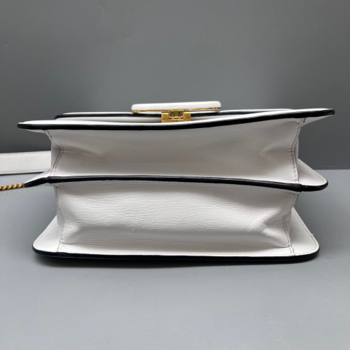 Valentino Crossbody Bag Smooth Calfskin White