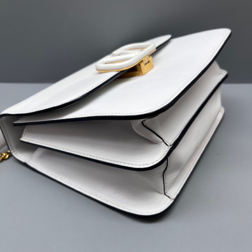 Valentino Crossbody Bag Smooth Calfskin White