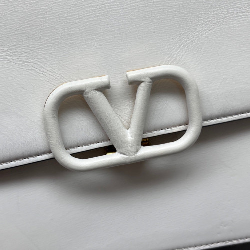 Valentino Crossbody Bag Smooth Calfskin White