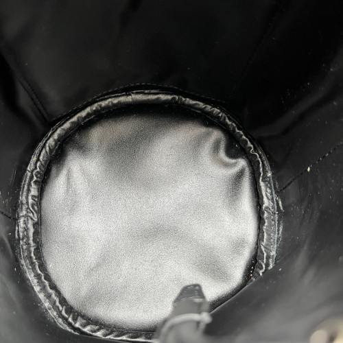 Balenciaga Bucket Grained Calfskin Black