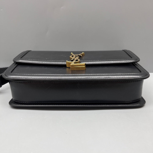 Yves Saint Laurent Medium Solferino Smooth Calfskin Black