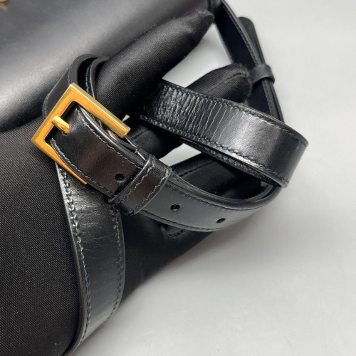 Yves Saint Laurent Medium Solferino Smooth Calfskin Black