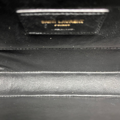 Yves Saint Laurent Medium Solferino Smooth Calfskin Black