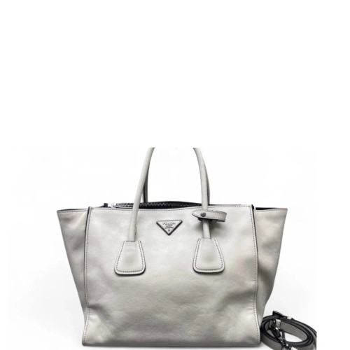 Prada Tote Bag Calfskin White